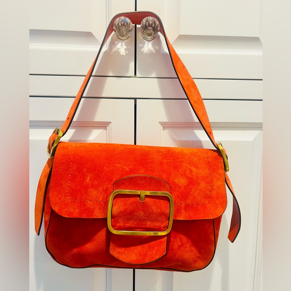 NWOT Tory Burch Suede Sawyer Bag